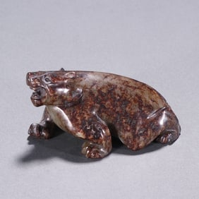 A Rare High Ancient Jade Bear