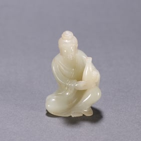 A Rare Hetian Jade Guanyin