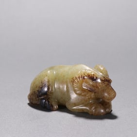 A Rare High Ancient Jade Sheep