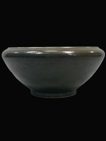 A Rare Green Glazed Bowl