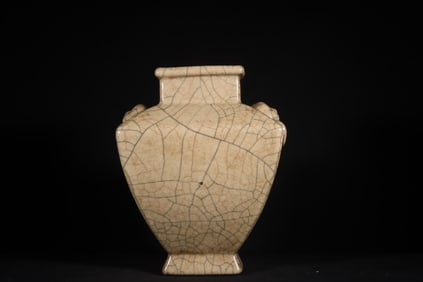 A Exquisite Ge yao Cream Glazed Vase