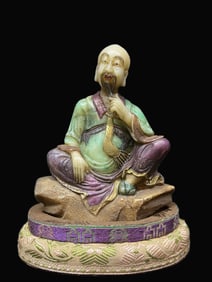 A Rare Shoushan Stone Figure Sculpture