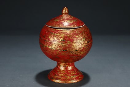 A Rare Ancient Bronze Glazed Vase