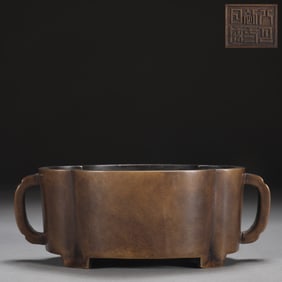Bronze Body Ruyi-Ears Censer