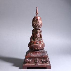 A Exquisite Eaglewood Relic Pagoda