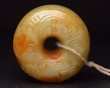 A Rare Hetian Jade jade pendantNecklace