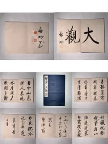 A Book Fabulous Chinese Ink Calligraphy on Paper
