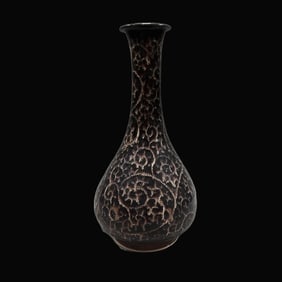A Exquisite Jizhou Yao Rattan Pattern Vase