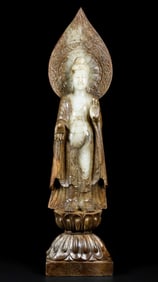 Hetian Jade Buddha Statue