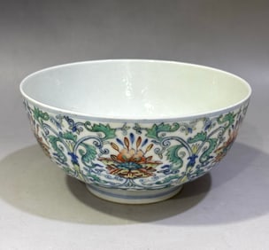 Doucai Lotus Pattern Bowl