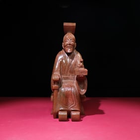 A Rare Hetian Jade Figure Ornament