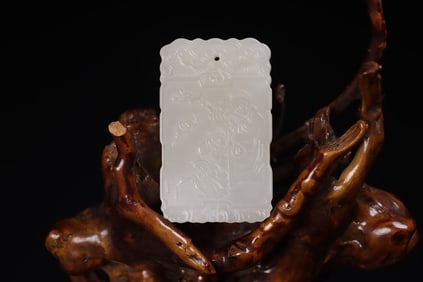 A Rare Hetian jade Brand