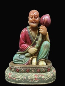 A Rare Shoushan Stone Figure Sculpture