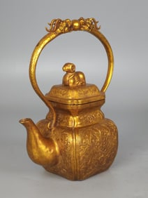 Gilt Bronze Teapot