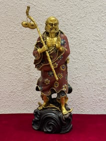 A Rare Cloisonne Figure Ornament