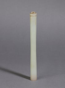 A Exquisite Hetian Jade Brush Holder