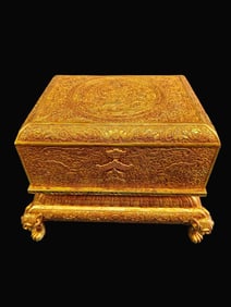 A set of Rare Gilt Twelve Zodiac Signs Seals