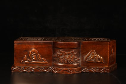 A Set of Fine Jasper Dragon Pattern Seal