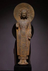 A Exquisite Stone carving Buddha statue Ornament