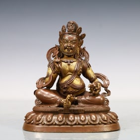A Exquisite Coppery Statue of Mammon