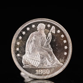 USA One Dollar 1869 Coin