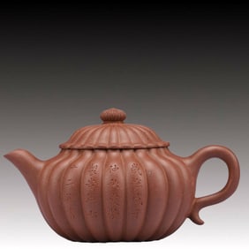An Exquisite Purple Sands Poem Teapot