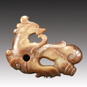 An Archaic Jade 'Dragon' Decoration From Hong Shan Culture