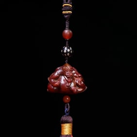 An Exquisite Hotan Jade Bear Pendant