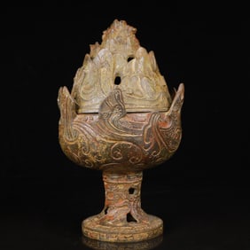 An Archaic Bronze Phoenix Pattern Censer