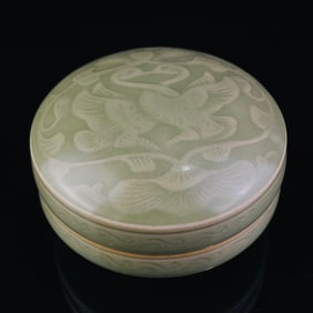 An Exquisite Yue yao Flower Pattern Box