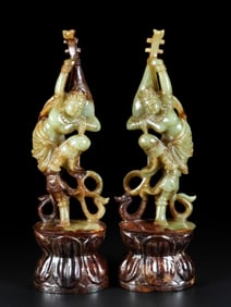 An Exquisite Gaogu yu Figure Ornament