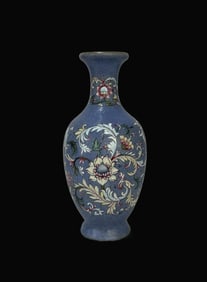 Famille-Rose Flower Pattern Vase
