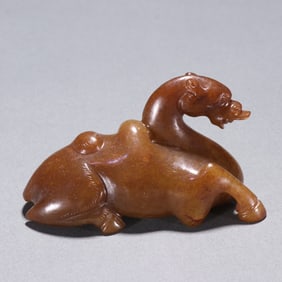 Hetian Jade Camel Ornament