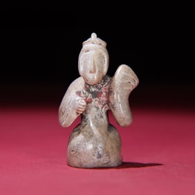 A Rare Hetian Jade Figure Ornament