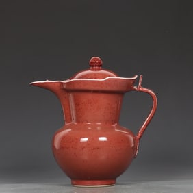 Gem Red Glazed Ewer