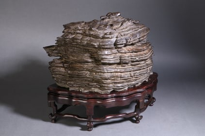 A Exquisite Taihu Stone Mountain-Shaped Ornament