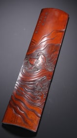 Bamboo Carving Figure Pattern Ornament