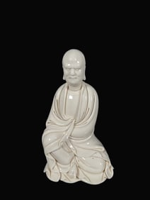 A Exquisite BDehua Kiln Statue of Arhat Ornament