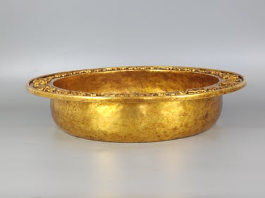 Gilt Bronze Phoenix Pattern Basin