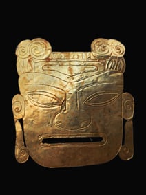 A Rare Gilt Bronze Gold Foil