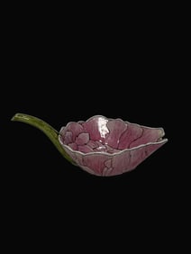 A Rare Famille-Rose Lotus-Shaped Cup