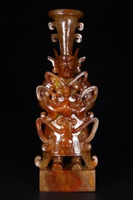 A Exquisite Hotan Jade Human Figure Ornament