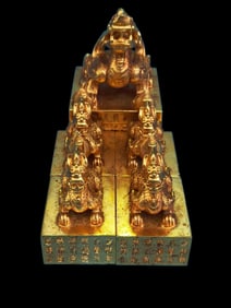 A Rare Gilt Bronze Set of Seals