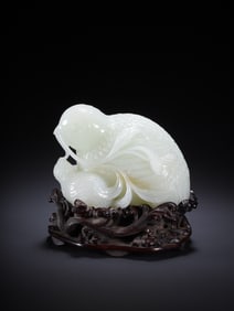 Hetian Jade Bird-shaped Ornament