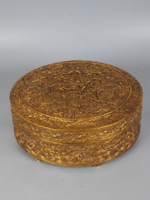 Gilt Bronze Dragon Pattern Box
