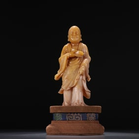 Shoushan Stone Arhat Ornament