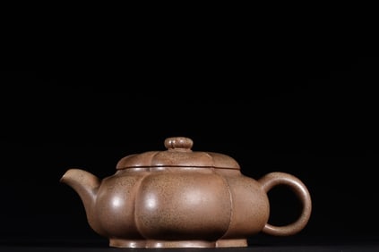 A Exquisite Purple Sands Ewer, with Poem