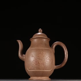 An Exquisite Purple Sands Flower Pattern Ewer