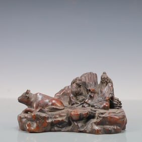 A Exquisite Eaglewood Character and Story Pattern Ornament