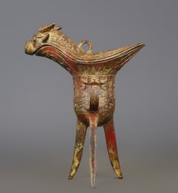 An Exquisite Bronze Goblet